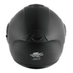 CASCO MODULARE KAPPA KV50 SOLID BLACK APRIBILE DOPPIA VISIERA NERO OPACO BASIC - immagine 4