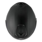 CASCO MODULARE KAPPA KV50 SOLID BLACK APRIBILE DOPPIA VISIERA NERO OPACO BASIC - immagine 5
