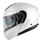 CASCO MODULARE KAPPA KV50 SOLID WHITE APRIBILE DOPPIA VISIERA BIANCO BASIC - immagine 3