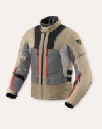 GIACCA MOTO RE'VIT OFFTRACK 2 H2O SAND GREY TOURING 4 STAGIONI REVIT