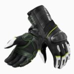GUANTI MOTO REVIT REV'IT RSR 4 SPORT RACING NERO GIALLO BLACK FLUO PELLE