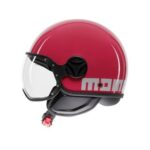 CASCO MOTO JET MOMO DESIGN FGTR CLASSIC CANDY E2206 MONO FUCSIA/BIANCO