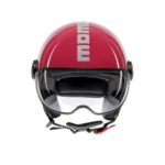 CASCO MOTO JET MOMO DESIGN FGTR CLASSIC CANDY E2206 MONO FUCSIA/BIANCO - immagine 5