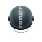 CASCO MOTO JET MOMO DESIGN FGTR CLASSIC CANDY E2206 MONO GRIGIO OTTANIO/BIANCO - immagine 4