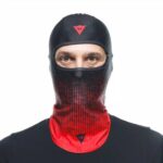 SOTTOCASCO MOTO DAINESE DEMON BALACLAVA PASSAMONTAGNA SCOOTER NERO ROSSO - immagine 3