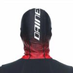 SOTTOCASCO MOTO DAINESE DEMON BALACLAVA PASSAMONTAGNA SCOOTER NERO ROSSO - immagine 5