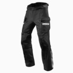 PANTALONI MOTO REV'IT UOMO TROUSERS SAND 4 H2O COLORE NERO IMPERMEABILE TOURING