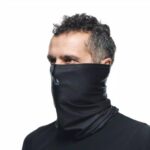 SCALDACOLLO DAINESE NECK GAITER BLACK AGV NERO TRASPIRANTE MOTO - immagine 3