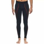 DAINESE PANTALONE INTIMO THERMO PANTS DRYARN TRASPIRANTE ISOLANTE NERO/ROSSO - immagine 3