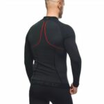 DAINESE MAGLIA INTIMA TECNICA MOTO THERMO DRY LS Dryarn® TRASPIRANTE NERO/ROSSO - immagine 5