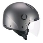 CASCO JET SKA-P 1LHA LUKE MONO GRIGIO ANTRACITE SATINATO SCOOTER CITY ECE 22.06
