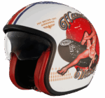 Casco Jet Moto VINTAGE PREMIER PIN UP 8 BM