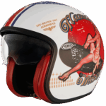 Casco Jet Moto VINTAGE PREMIER PIN UP 8 BM
