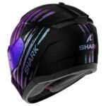 CASCO INTEGRALE MOTO SHARK RIDILL 2 ASSYA BLACK GLITTER BLACK - immagine 3