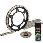 KIT TRASMISSIONE CATENA CORONA PIGNONE PBR YAMAHA 700 TENERE '22 EK2134G - immagine 3