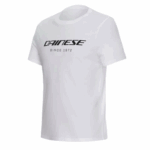 T-SHIRT DAINESE ESSENCE WORDMARK BIANCA WHITE GIROCOLLO ESTIVA MANICHE CORTE