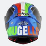 Casco Integrale Moto Suomy TRACK-1 Pecco Bagnaia Mugello 2022 Replica - immagine 4