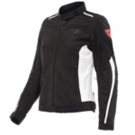 GIACCA MOTO DONNA ESTIVA DAINESE HYDRAFLUX 2 AIR LADY D-DRY BLACK BLACK WHITE