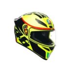 Casco Integrale AGV K1 K1-S E2206 Giallo Fluo Nero modello GRAZIE VALE