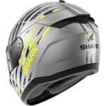 CASCO INTEGRALE MOTO SHARK RIDILL 2 ASSYA SAY ANTRACITE NERO GIALLO - immagine 3