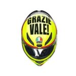 Casco Integrale AGV K1 K1-S E2206 Giallo Fluo Nero modello GRAZIE VALE - immagine 7