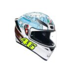 Casco Integrale AGV K1 Valentino Rossi Winter Test 2017 Replica Tavullia Neve