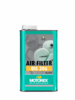 AIR FILTER OIL 206 MOTOREX OLIO FILTRO ARIA SPUGNA MOTO ENDURO CROSS QUAD 1LT