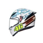 Casco Integrale AGV K1 Valentino Rossi Winter Test 2017 Replica Tavullia Neve - immagine 4