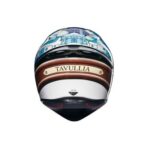 Casco Integrale AGV K1 Valentino Rossi Winter Test 2017 Replica Tavullia Neve - immagine 5