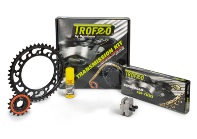 KIT TRASMISSIONE TROFEO YAMAHA FZ6 FAZER 256126000 CATENA CORONA PIGNONE