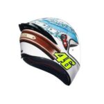 Casco Integrale AGV K1 Valentino Rossi Winter Test 2017 Replica Tavullia Neve - immagine 6