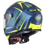 Casco Integrale Moto PREMIER TYPHOON FR 12 BM Blu Giallo - immagine 2