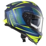 Casco Integrale Moto PREMIER TYPHOON FR 12 BM Blu Giallo - immagine 3