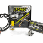 KIT TRASMISSIONE TROFEO CORONA PIGNONE CATENA TRIUMPH 800 TIGER XC 256017000