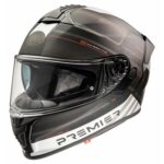 CASCO INTEGRALE MOTO PREMIER EVOLUZIONE SP 92  DOPPIA VISIERA FIBRA TRICOMPOSITA