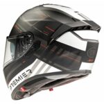 CASCO INTEGRALE MOTO PREMIER EVOLUZIONE SP 92  DOPPIA VISIERA FIBRA TRICOMPOSITA - immagine 3