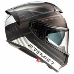 CASCO INTEGRALE MOTO PREMIER EVOLUZIONE SP 92  DOPPIA VISIERA FIBRA TRICOMPOSITA - immagine 5