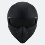 Casco Crossover Moto Suomy ARMOR PLAIN Matt Black/Green Army Matt - immagine 2