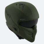 Casco Crossover Moto Suomy ARMOR PLAIN Matt Black/Green Army Matt - immagine 9