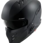 Casco Crossover Moto Suomy ARMOR PLAIN Matt Black/Green Army Matt