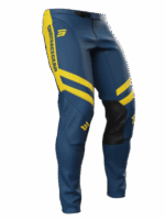 TUTA COMPLETO CROSS ENDURO MAGLIA PANTALONI SHOT CONTACT MYTHIC BLUE YELLOW - immagine 6