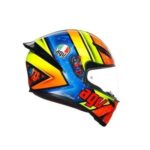 CASCO INTEGRALE MOTO AGV K1-S K1 IZAN MULTI ARANCIO GIALLO BLU CHIUSURA DD E2206 - immagine 3