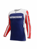 TUTA COMPLETO CROSS ENDURO MAGLIA PANTALONI SHOT CONTACT MYTHIC BLUE RED - immagine 2