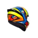 CASCO INTEGRALE MOTO AGV K1-S K1 IZAN MULTI ARANCIO GIALLO BLU CHIUSURA DD E2206 - immagine 6