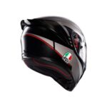 Casco Integrale Moto AGV K1 S LAP MATT Black/Grey/Red-Nero/Rosso/Grigio Opaco - immagine 6
