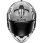 CASCO INTEGRALE MOTO SHARK RIDILL 2 ASSYA SAY ANTRACITE NERO GIALLO - immagine 2