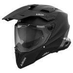 CASCO INTEGRALE MOTO AIROH COMMANDER 2 BLACK MATT NERO OPACO TOURING SPORT