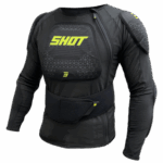 GILET GIACCA PROTETTIVA SHOT AIRLIGHT NERO GIALLO FLUO MOTO CROSS ENDURO OFFROAD