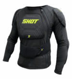 GILET GIACCA PROTETTIVA SHOT AIRLIGHT NERO GIALLO FLUO MOTO CROSS ENDURO OFFROAD