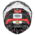 Casco Integrale Moto PREMIER HYPER CARBON TK 92 ECE 22.06 NERO BIANCO ROSSO - immagine 3